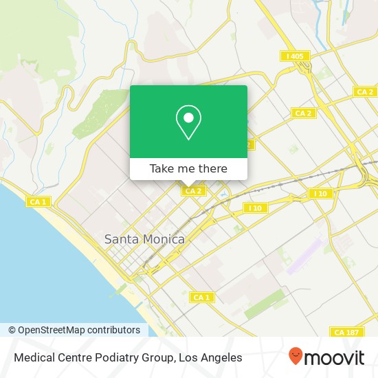 Mapa de Medical Centre Podiatry Group