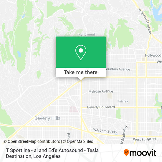 Mapa de T Sportline - al and Ed's Autosound - Tesla Destination