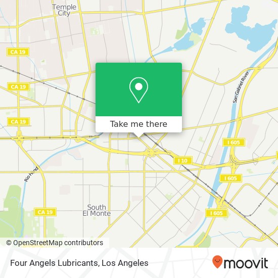 Four Angels Lubricants map