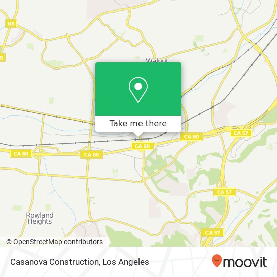 Casanova Construction map