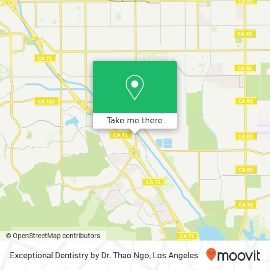 Exceptional Dentistry by Dr. Thao Ngo map