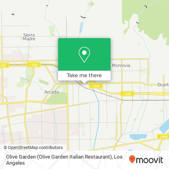 Olive Garden (Olive Garden Italian Restaurant) map