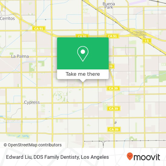 Edward Liu, DDS Family Dentisty map