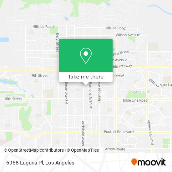 6958 Laguna Pl map