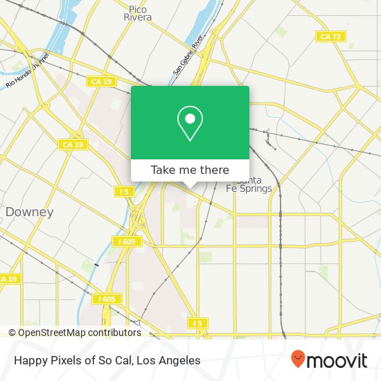 Happy Pixels of So Cal map