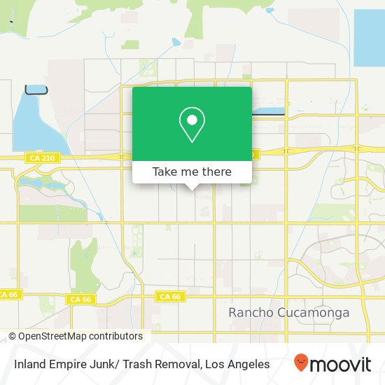 Mapa de Inland Empire Junk/ Trash Removal