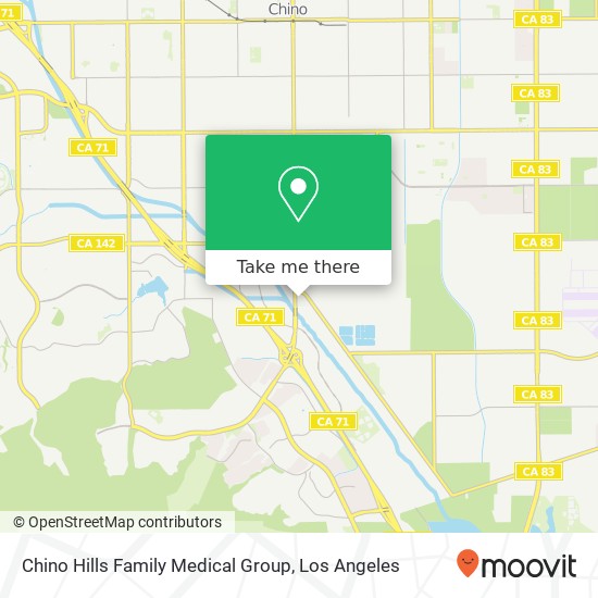 Chino Hills Family Medical Group map