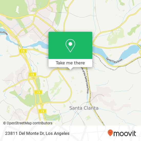 Mapa de 23811 Del Monte Dr