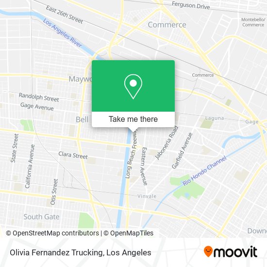 Olivia Fernandez Trucking map