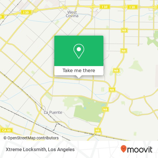 Xtreme Locksmith map