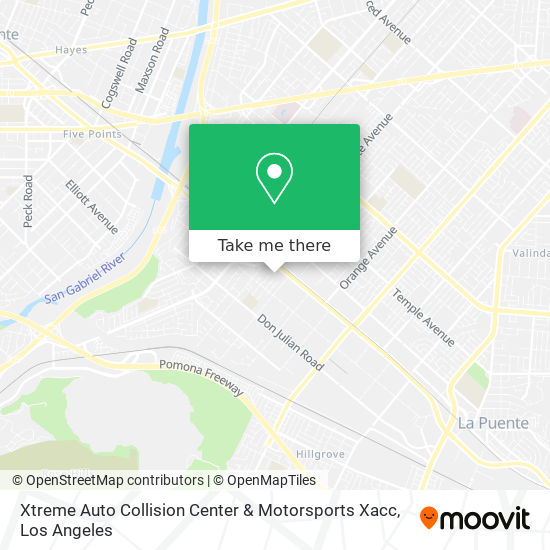 Xtreme Auto Collision Center & Motorsports Xacc map