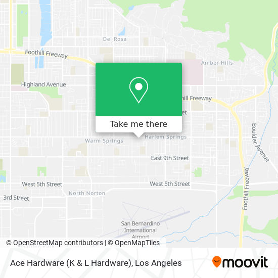 Ace Hardware (K & L Hardware) map