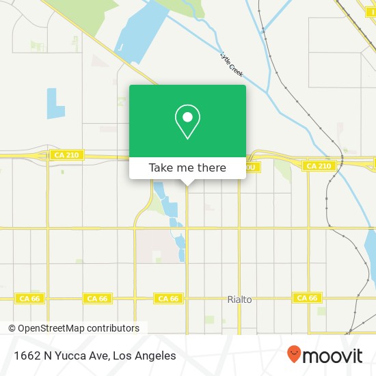 1662 N Yucca Ave map