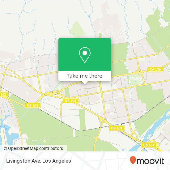 Livingston Ave map