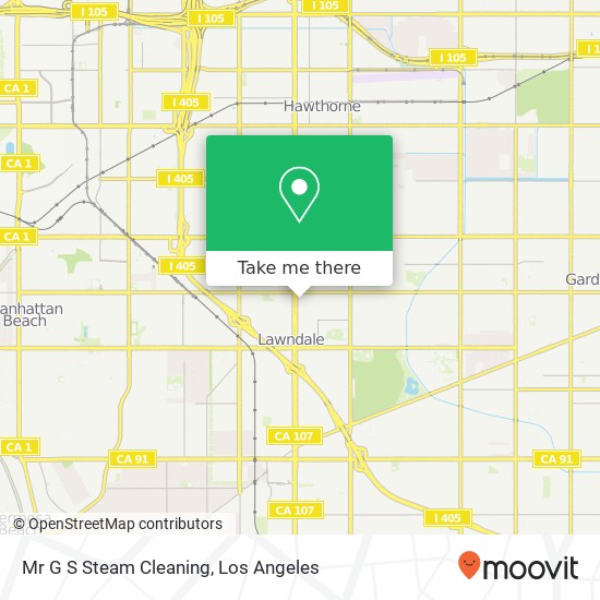 Mapa de Mr G S Steam Cleaning