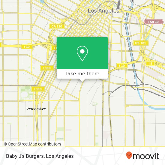 Mapa de Baby J's Burgers
