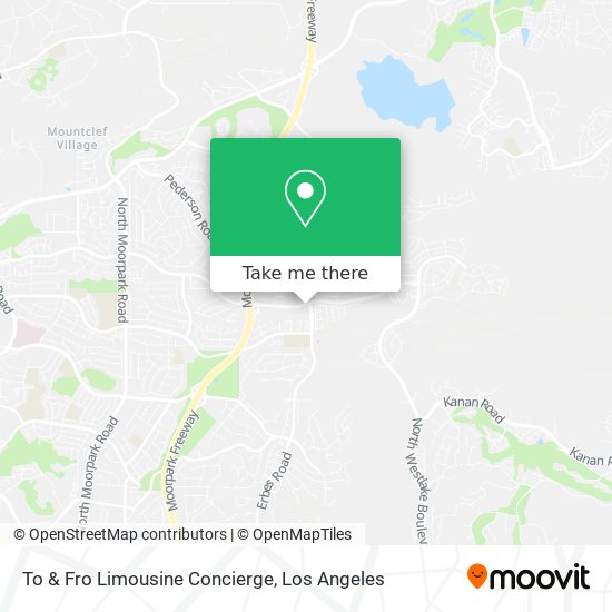 To & Fro Limousine Concierge map