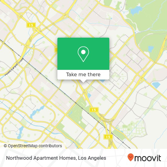 Mapa de Northwood Apartment Homes