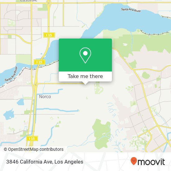 3846 California Ave map