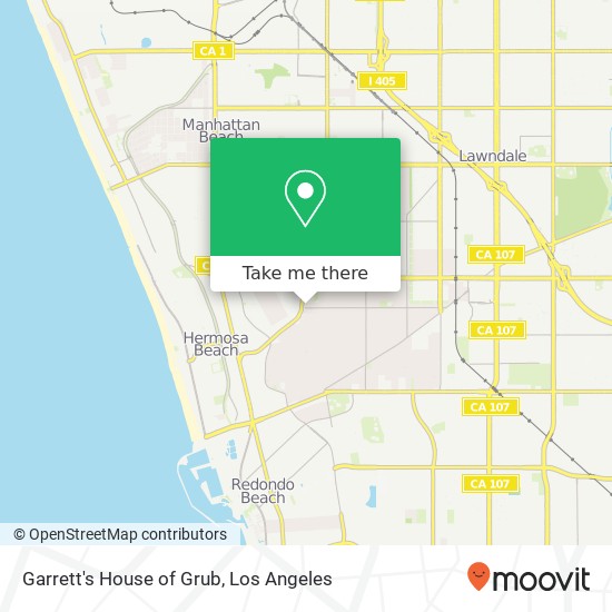Mapa de Garrett's House of Grub