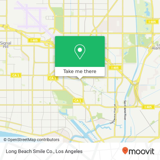 Mapa de Long Beach Smile Co.