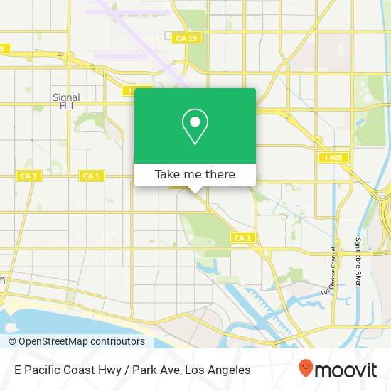 E Pacific Coast Hwy / Park Ave map