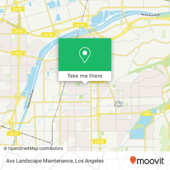 Avs Landscape Maintenance map