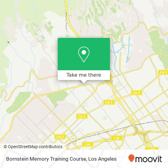 Bornstein Memory Training Course map