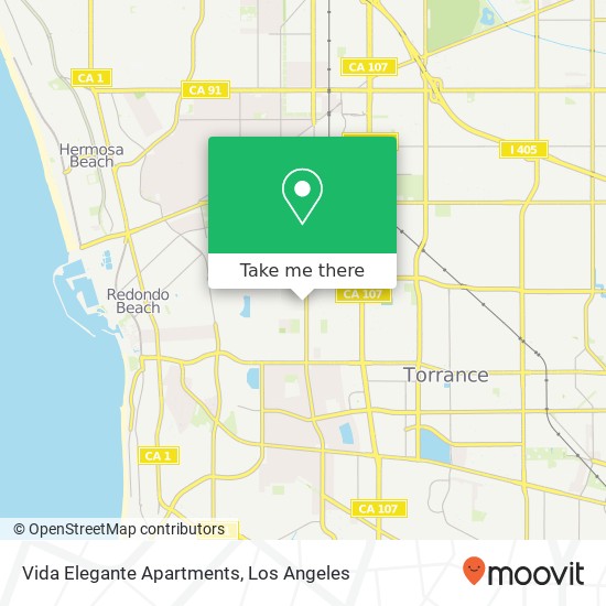 Vida Elegante Apartments map