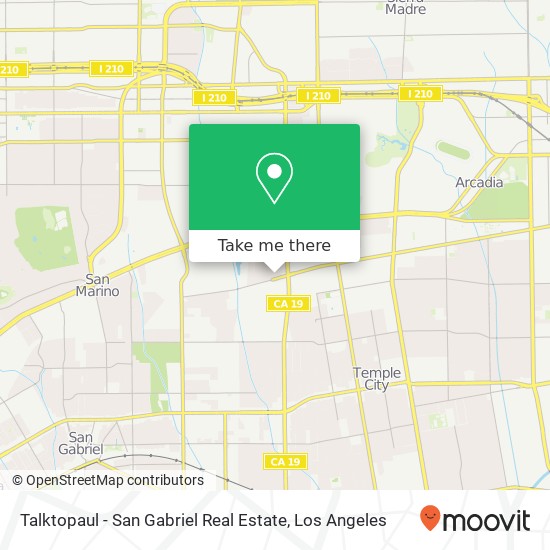 Talktopaul - San Gabriel Real Estate map
