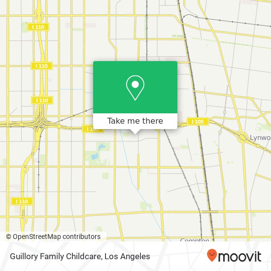Guillory Family Childcare map