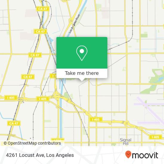Mapa de 4261 Locust Ave