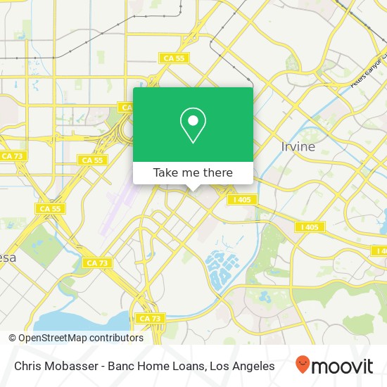 Chris Mobasser - Banc Home Loans map