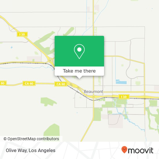 Olive Way map