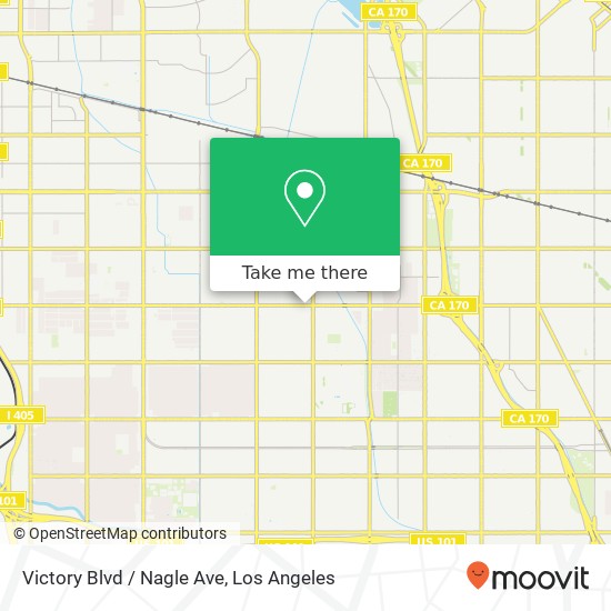 Victory Blvd / Nagle Ave map