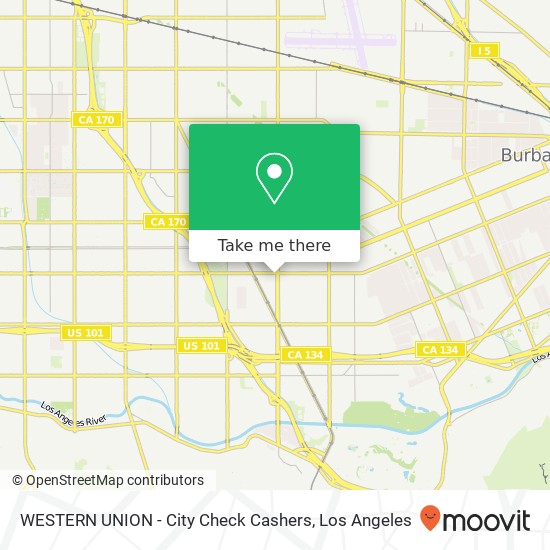 WESTERN UNION - City Check Cashers map