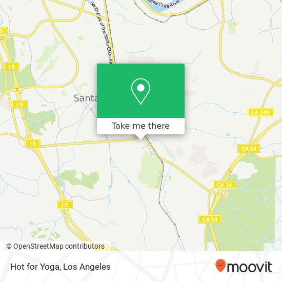 Hot for Yoga map