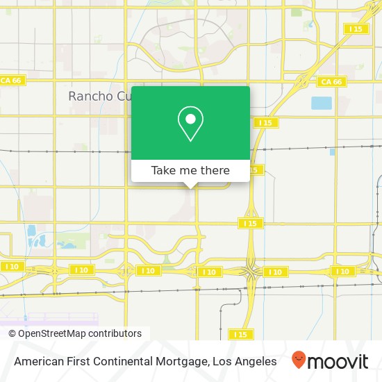 American First Continental Mortgage map