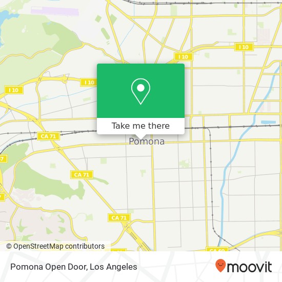 Pomona Open Door map