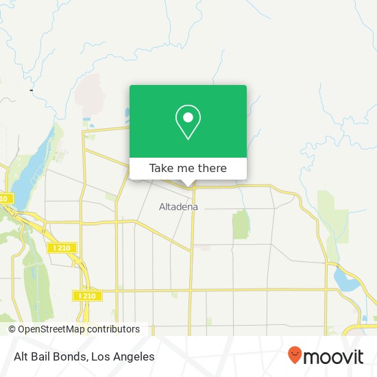 Alt Bail Bonds map