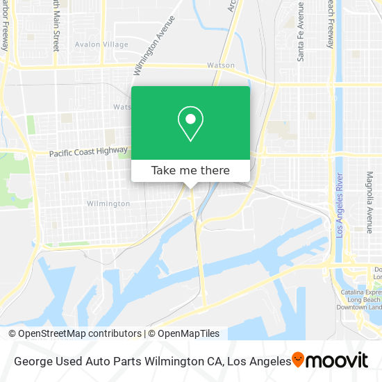 George Used Auto Parts Wilmington CA map