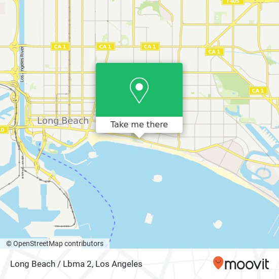 Mapa de Long Beach / Lbma 2
