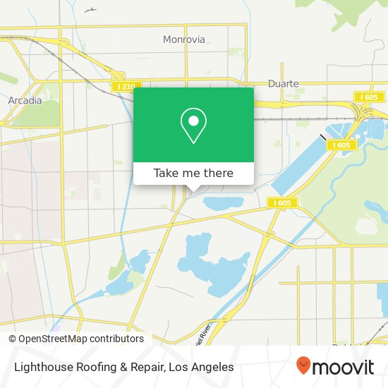Lighthouse Roofing & Repair map