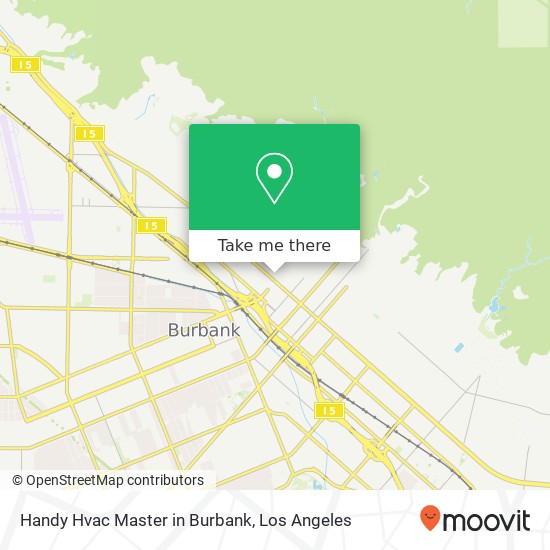 Handy Hvac Master in Burbank map