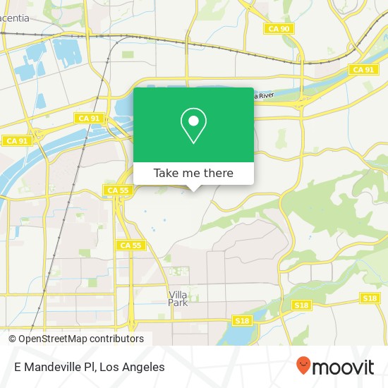 Mapa de E Mandeville Pl