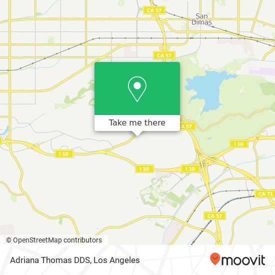 Mapa de Adriana Thomas DDS