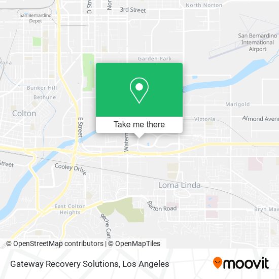 Gateway Recovery Solutions map