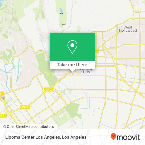 Lipoma Center Los Angeles map