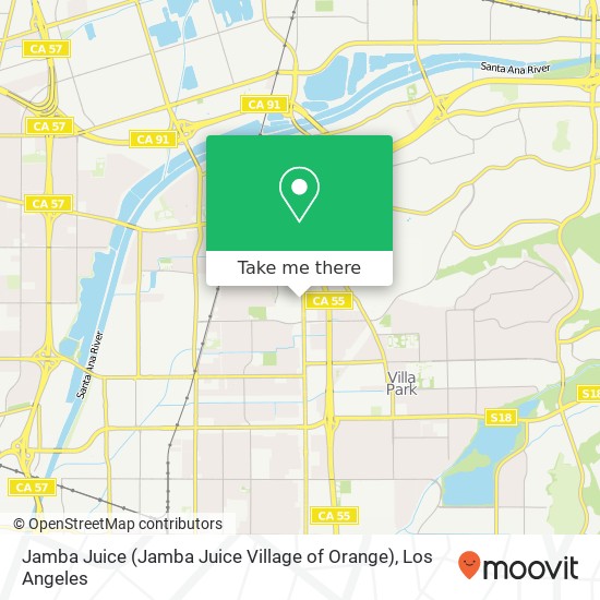 Jamba Juice (Jamba Juice Village of Orange) map