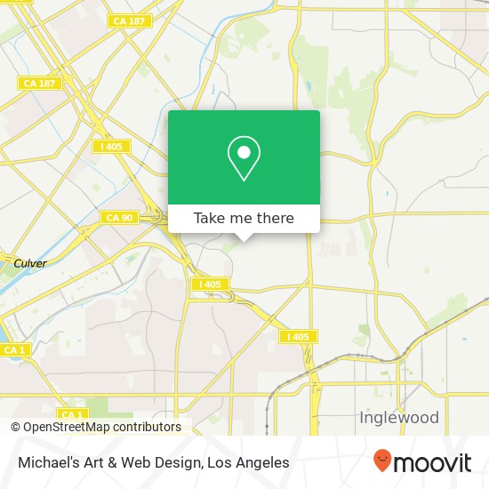 Michael's Art & Web Design map